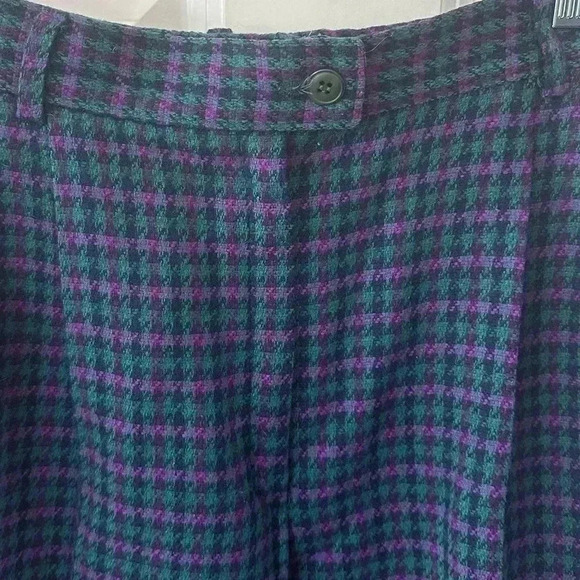 VTG‎ Pendleton Women’s American Heritage Preppy High Rise Pleated Wool Pants 10P - Picture 3 of 10
